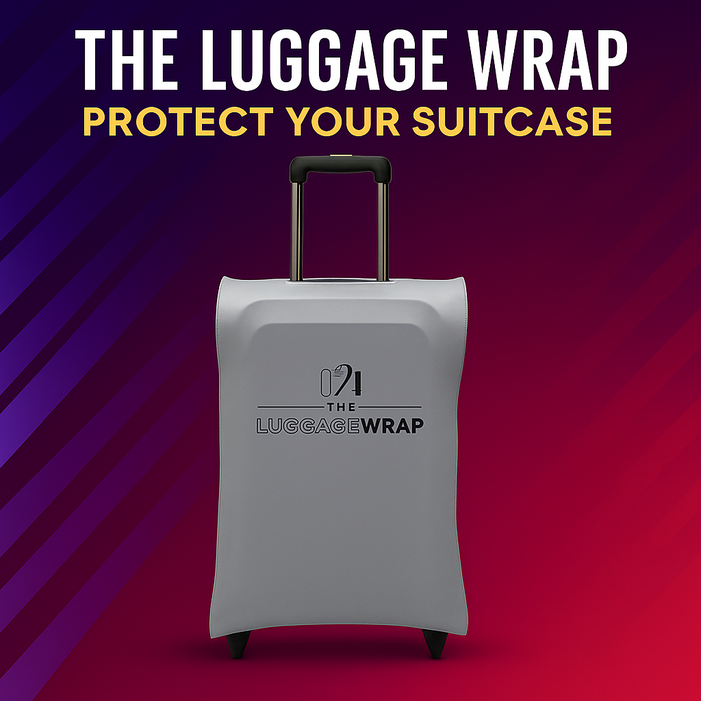 Durable, Graceful Gray Water-Resistant Luggage Cover for Standard Rolling Suitcase, Secure & Sturdy Fastener, Protects Against Dirt & Damage - Perfect Suitcase Covers for Frequent Travelers