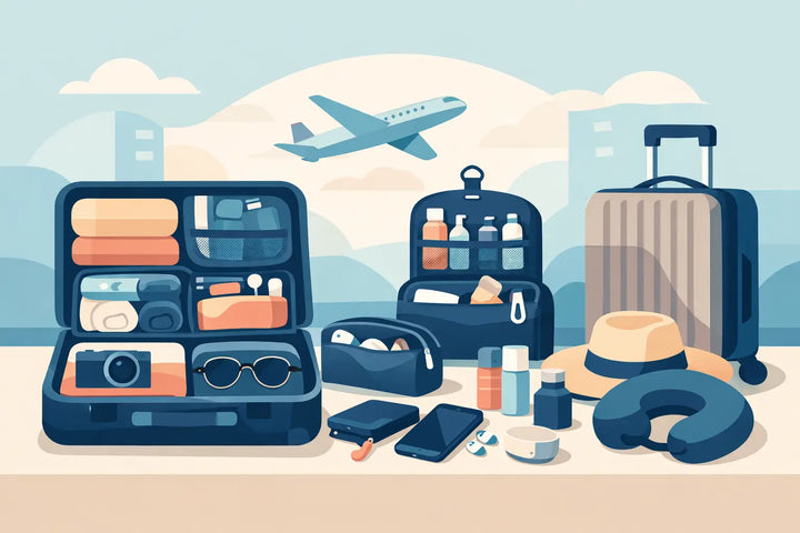 Cómo mantener organizados los artículos imprescindibles para viajar