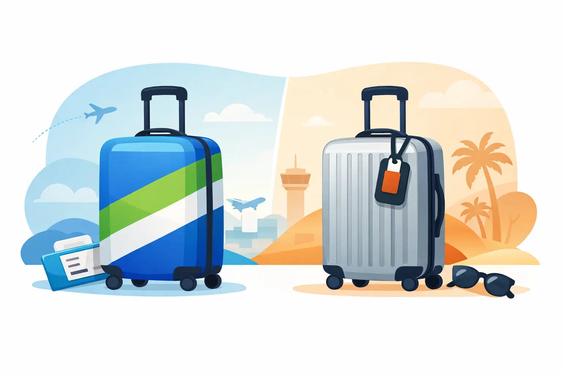Emballage à bagages vs étiquette de bagage pour un voyage plus intelligent
