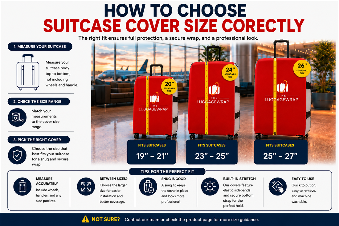 Comment choisir correctement la taille de la housse de valise