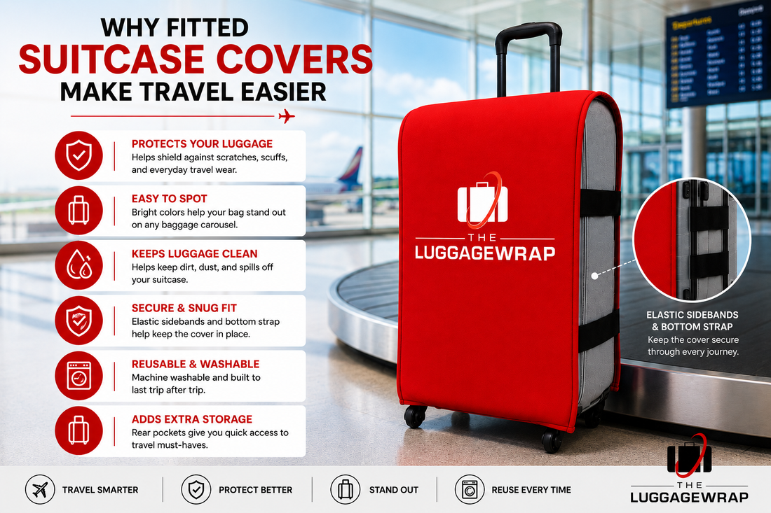 Why Fitted Suitcase Covers Make Travel Easier
