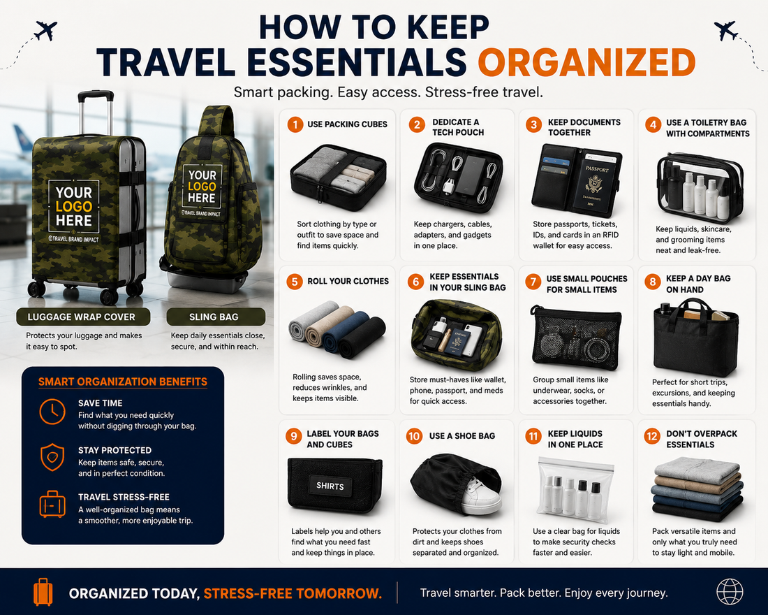 How to Keep Travel Essentials Organized