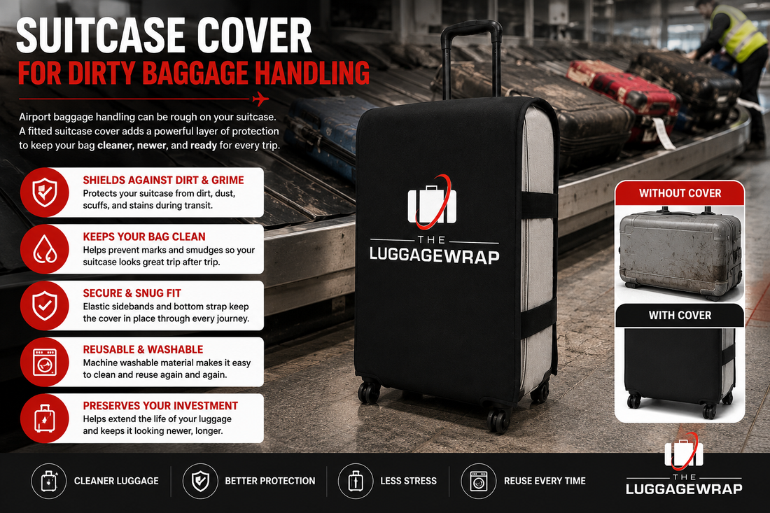 Suitcase Cover for Dirty Baggage Handling