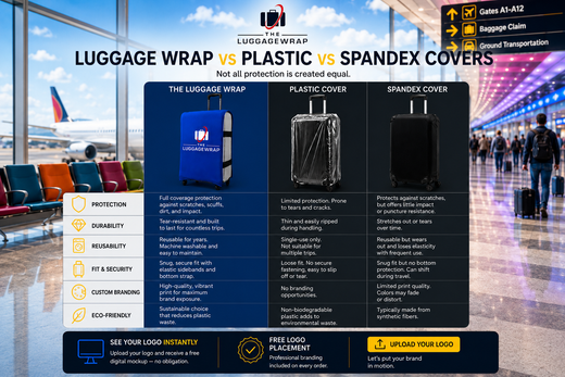 Luggage Cover vs Plastic Wrap: Which Travels Better?