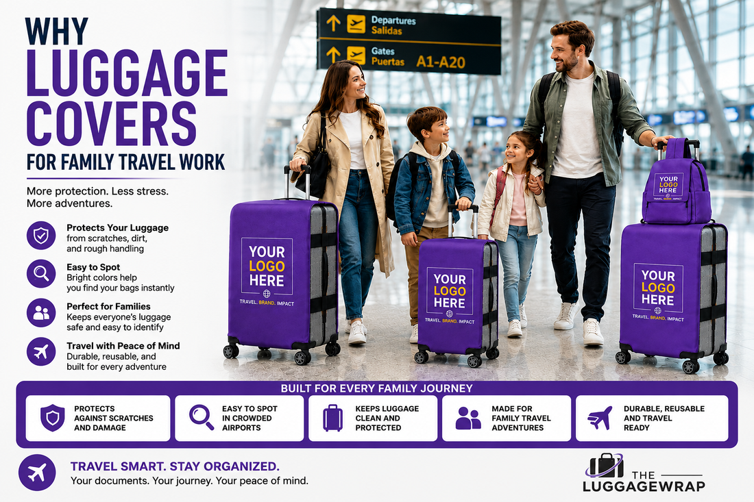 Por qué son útiles las fundas para el equipaje en los viajes en familia