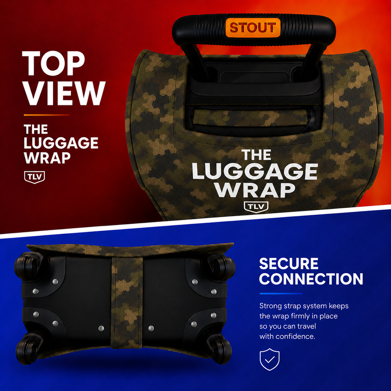 The Luggage Wrap™ – Camuflaje que inspira confianza