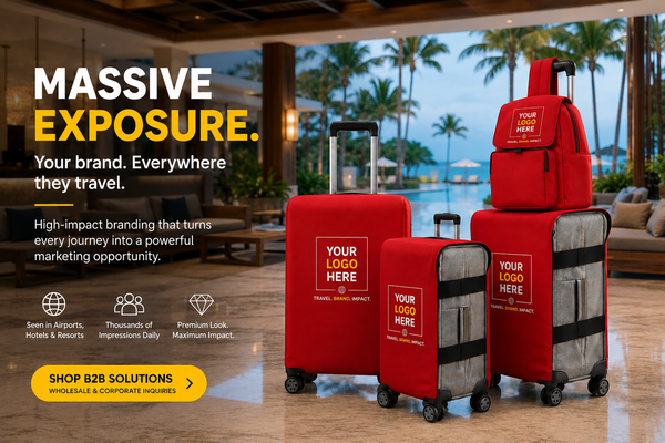 Enveloppe de bagages de marque