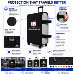 The Luggage Wrap® — Classic Black