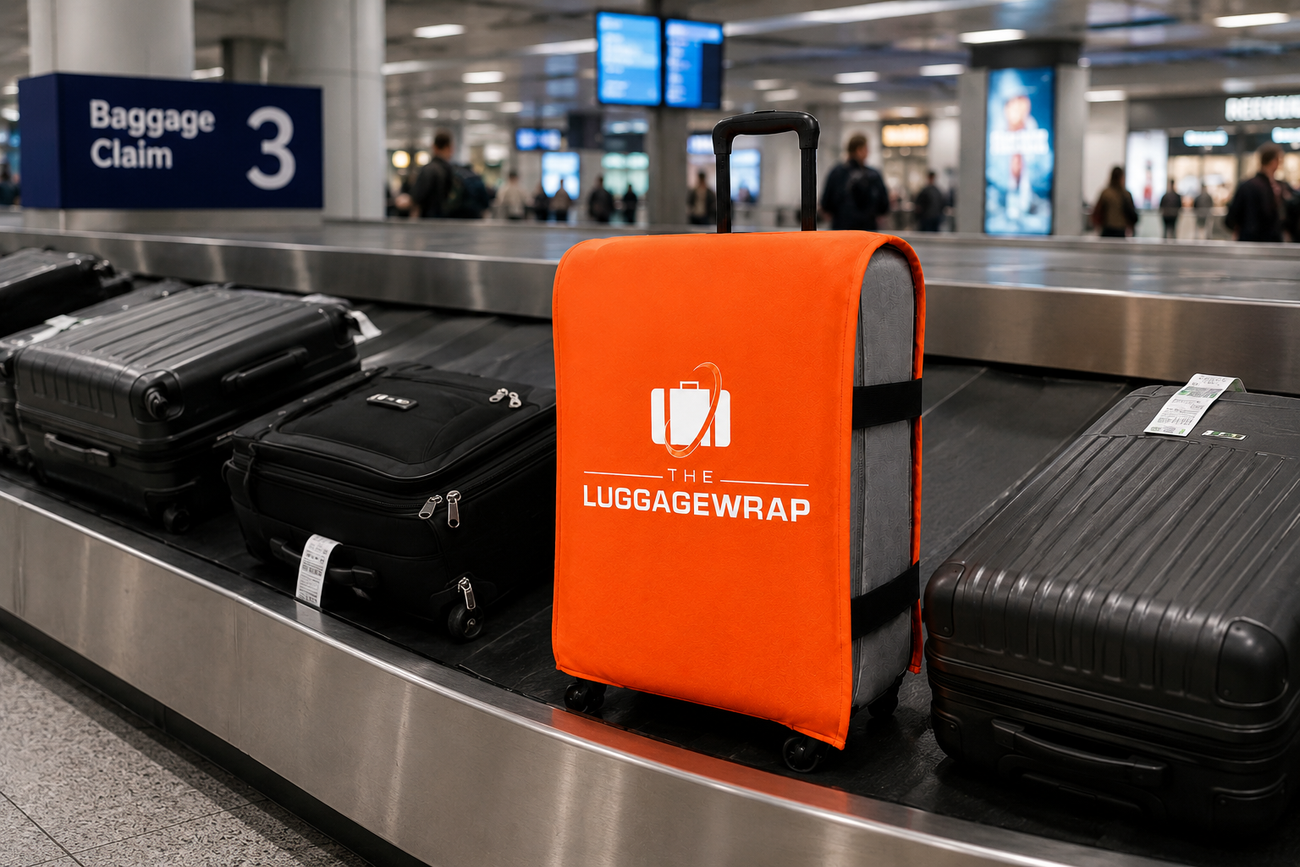 Les housses à bagages sont faciles à repérer au ramassage des bagages.