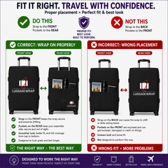 The Luggage Wrap® — Classic Black
