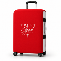 The Luggage Wrap® — Regal Red Trust God A