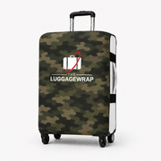 Funda de equipaje duradera, con diseño de camuflaje confiado y resistente al agua para maleta rodante estándar, cierre seguro y resistente, protege contra la suciedad y los daños - Funda de maleta perfecta para viajeros frecuentes