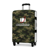 Funda de equipaje duradera, con diseño de camuflaje confiado y resistente al agua para maleta rodante estándar, cierre seguro y resistente, protege contra la suciedad y los daños - Funda de maleta perfecta para viajeros frecuentes