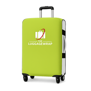 Funda impermeable y duradera de color verde lima para maletas estándar con ruedas, cierre seguro y resistente, protege contra la suciedad y los daños - Funda de viaje perfecta para viajeros frecuentes