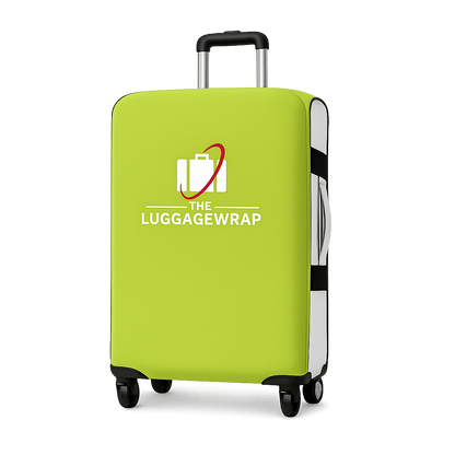 Couvre-valise durable, vert citron citronné et résistante à l’eau, pour valise à roulettes standard, ferme et ferme, protège contre la saleté et les dommages – Couvre-main parfaite pour les voyageurs fréquents