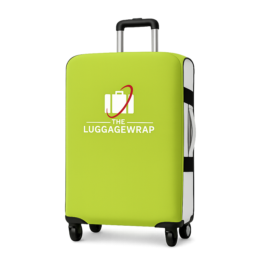 Couvre-valise durable, vert citron citronné et résistante à l’eau, pour valise à roulettes standard, ferme et ferme, protège contre la saleté et les dommages – Couvre-main parfaite pour les voyageurs fréquents