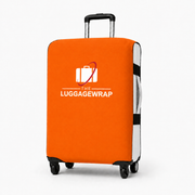 Funda impermeable de color naranja opulento y duradera para maletas rodantes estándar, cierre seguro y resistente, protege contra la suciedad y los daños - Fundas de maleta perfectas para viajeros frecuentes