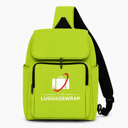 Bolso de viaje tipo bandolera Luggage Wrap™, color verde lima-limón