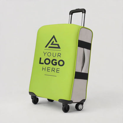 Durable, Lemony Lime Green Water-Resistant Luggage Cover for Standard Rolling Suitcase, Secure & Sturdy Fastener, Protects Against Dirt & Damage - Perfect Carry On Cover for Frequent Travelers